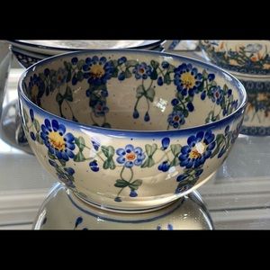 Polish Pottery Serving Bowl